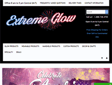 Tablet Screenshot of extremeglow.com